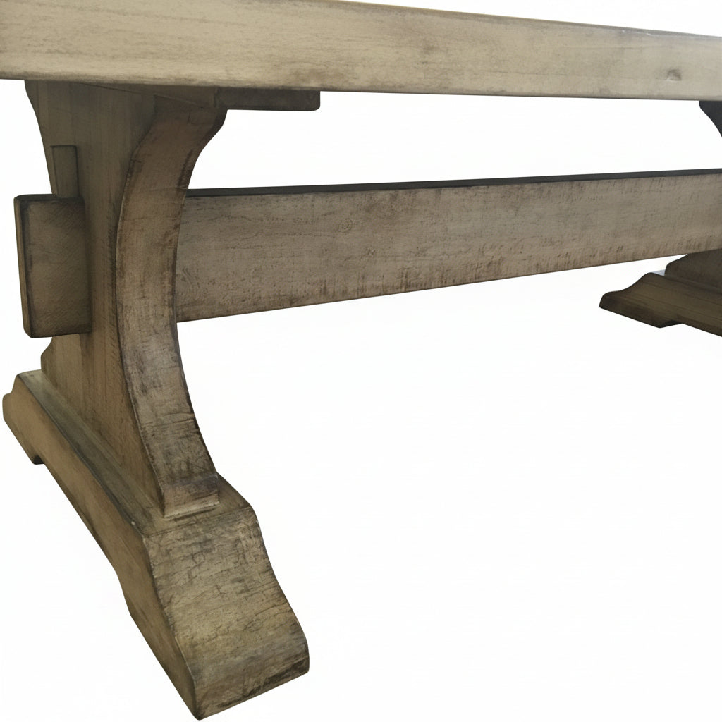 MF Chapel Recycled Oregon Timber Antique Look Dining Table