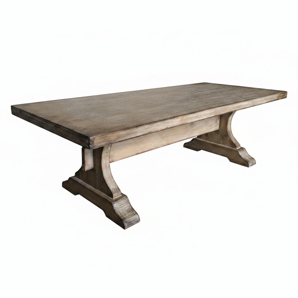 MF Chapel Recycled Oregon Timber Antique Look Dining Table