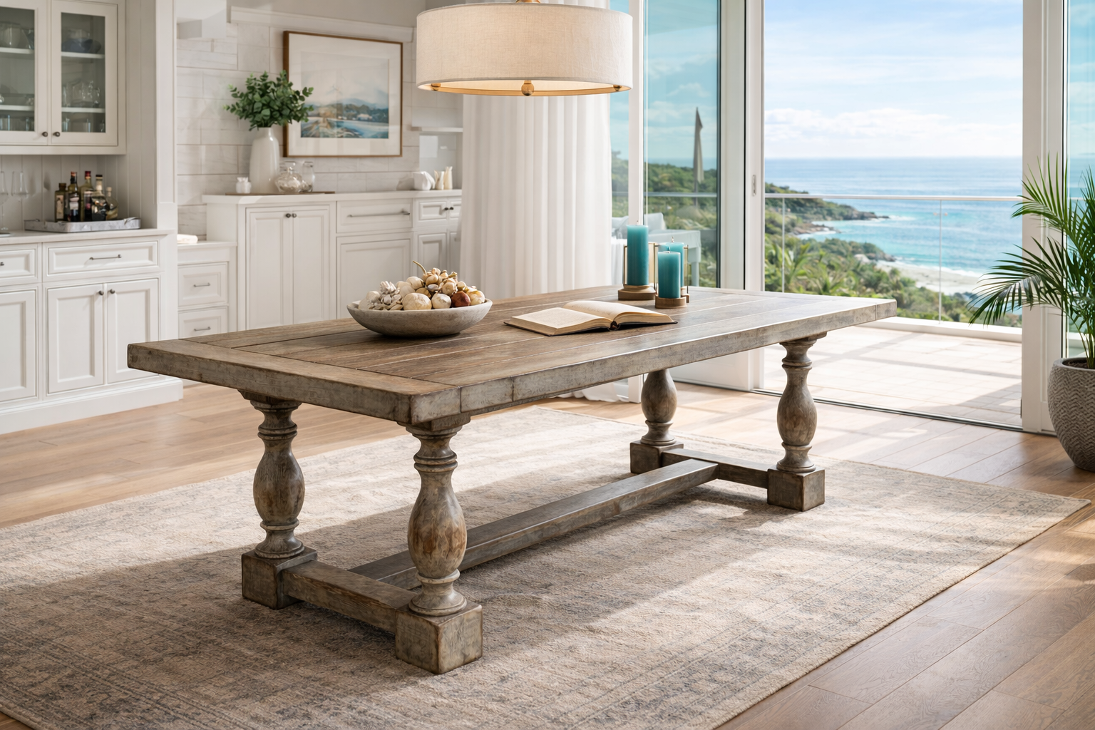 MF Monastery Recycled Oregon Timber Dining Table