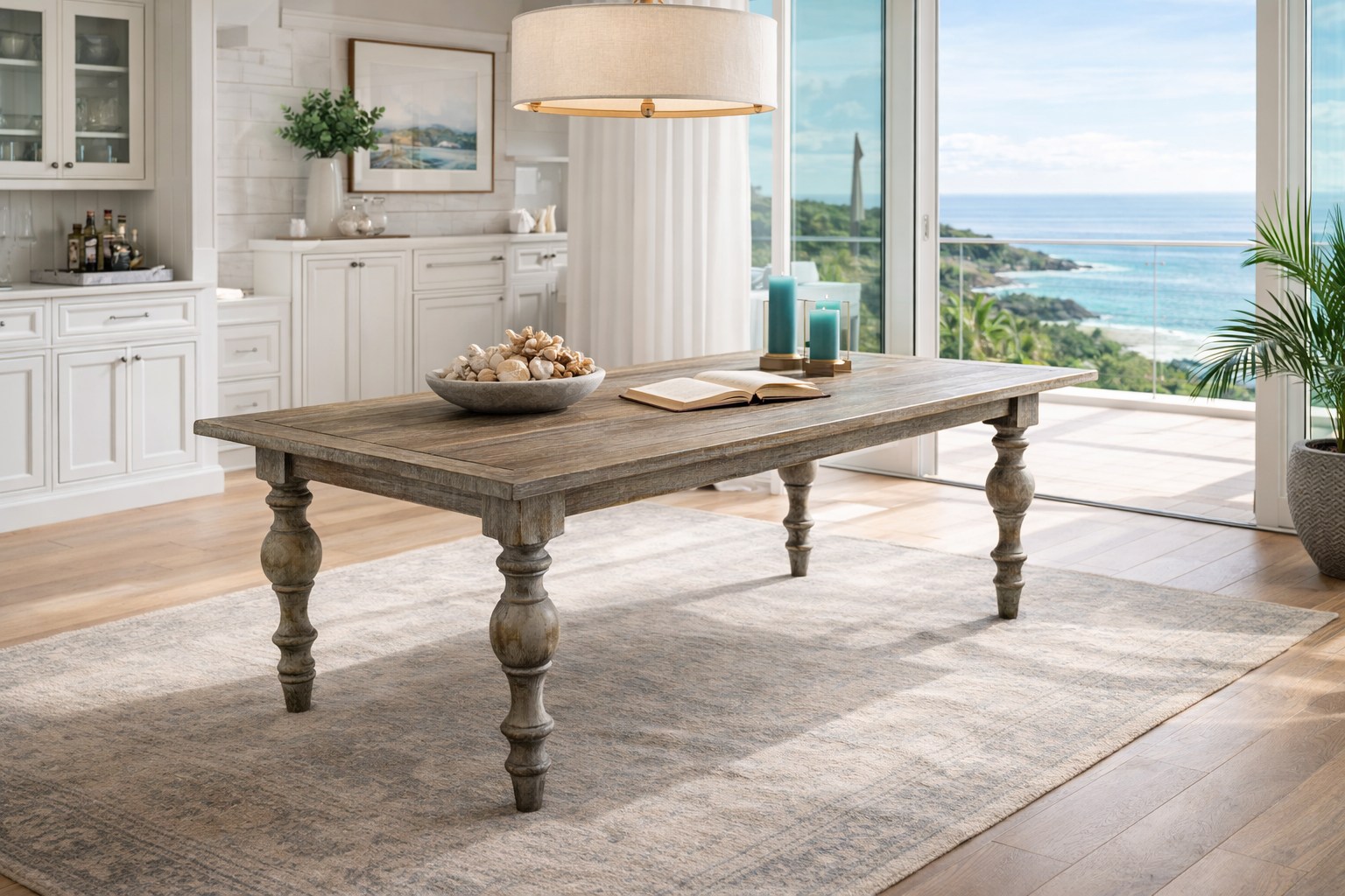 MF Winchester Recycled Oregon Timber Dining Table
