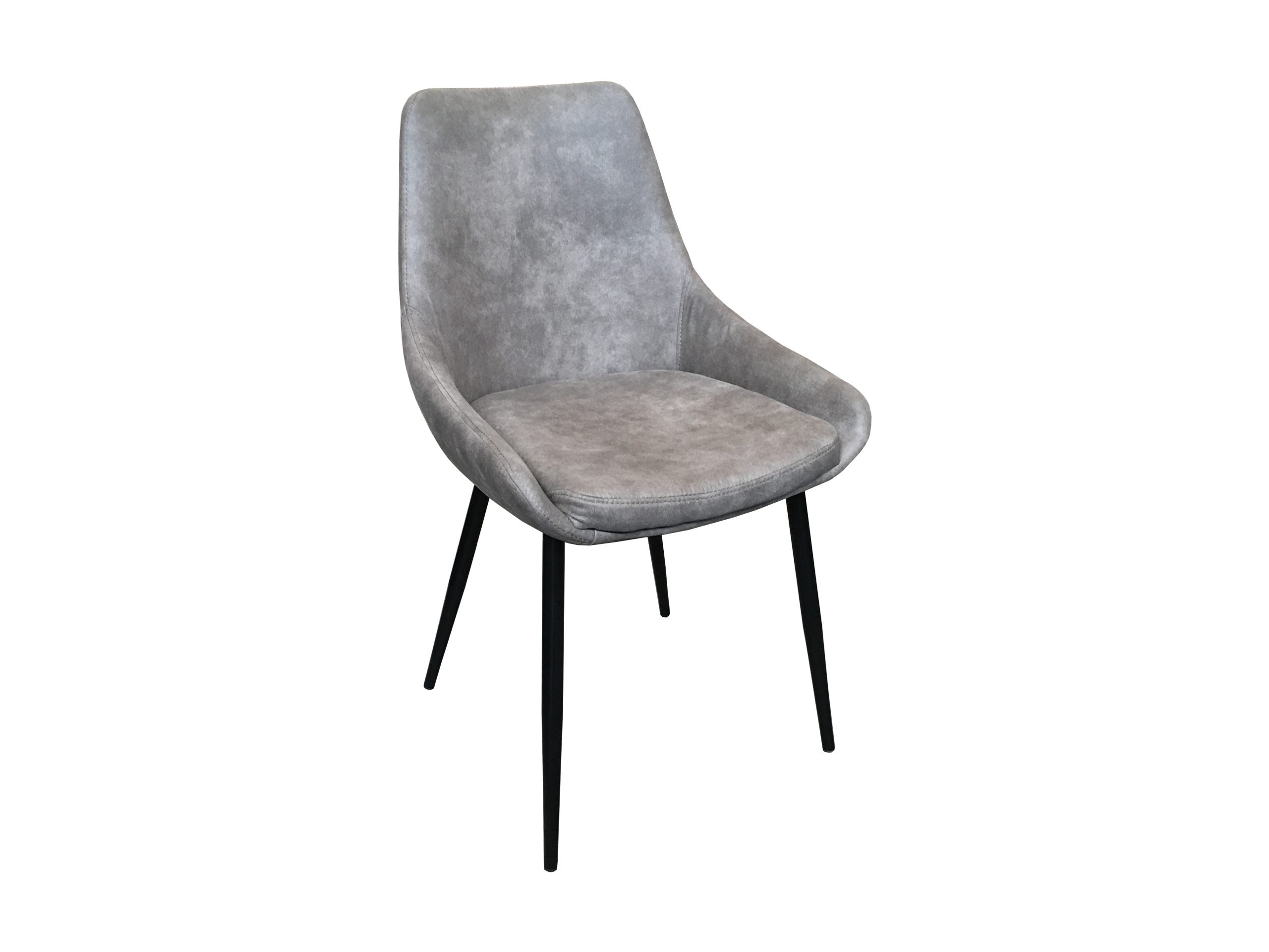 MF Madeleine PU Leather Upholstered Metal Leg Dining Chair