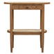 CR Kelly Solid Timber Rattan 1 Drawer Hall Table