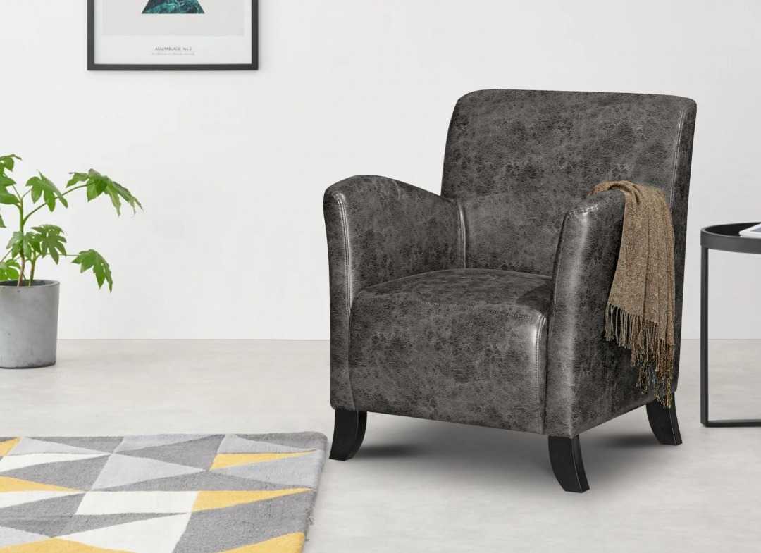 BT Theodore Faux Leather Upholstered Armchair