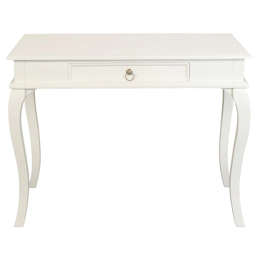 CT Queen Anne Solid Timber 1 Drawer Sofa Table