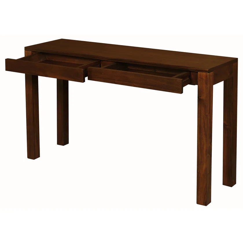 CT Amsterdam Solid Mahogany Timber 2 Drawer Sofa Table