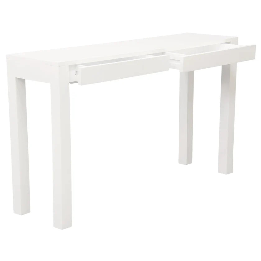 CT Amsterdam Solid Mahogany Timber 2 Drawer Sofa Table