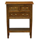 CT Tasmania Solid Timber 3 Drawer Sofa Table