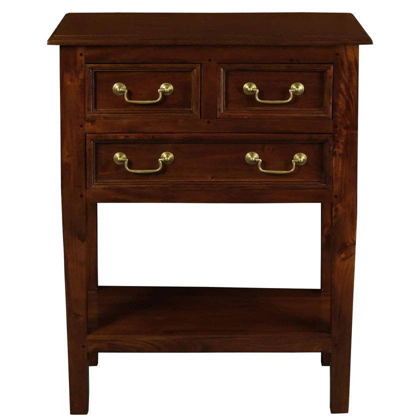 CT Tasmania Solid Timber 3 Drawer Sofa Table