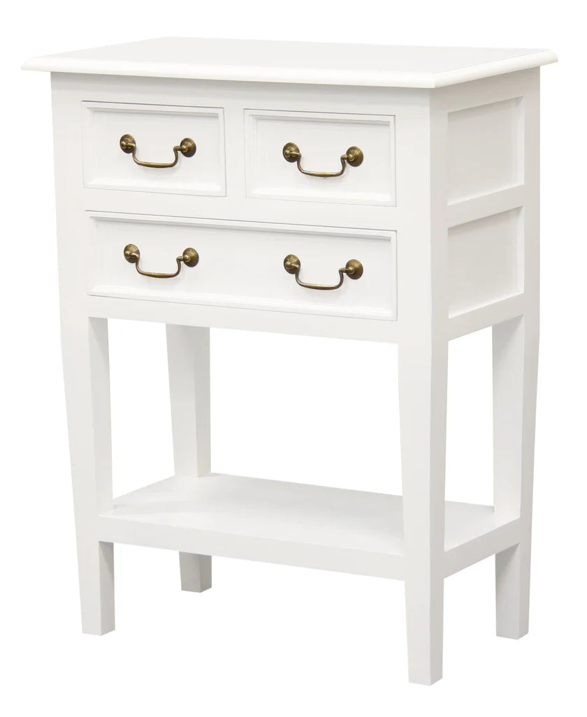 CT Tasmania Solid Timber 3 Drawer Sofa Table