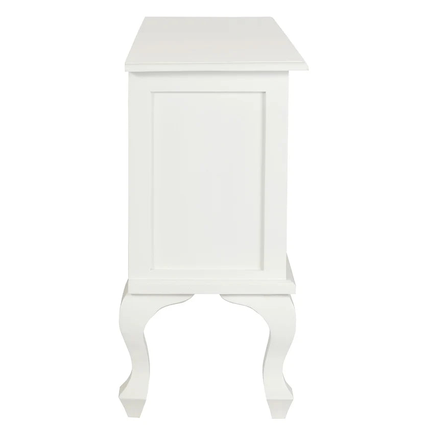 CT Queen Anne Solid Timber 2 Door 2 Drawer Sofa Table