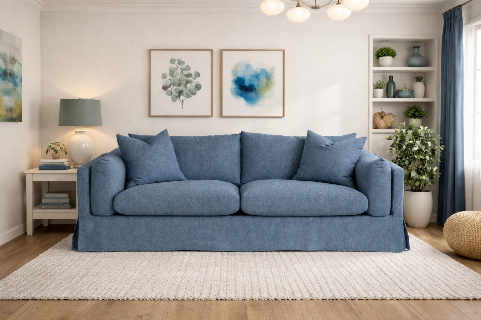 CR Durham Fabric Upholstered 2.5 Seater Sofa