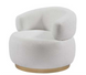 BT Bellissimo Oro Swivel Arm Chair with Gold Base