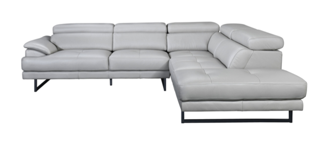 VI Chandler 2.5 Seater + RHF Chaise - Grey