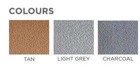 VI Cooper Fabric 2 Seater Lounge with ERER - Tan, Charcoal and Lt. Grey