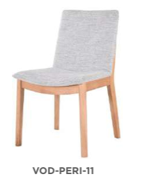 VI Perisher Fabric Dining Chair - Grey
