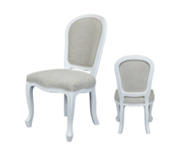 VI Bridgeport Round Back Dining Chair - Wht