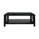 CR Evan Solid Timber Coffee Table with Shelf