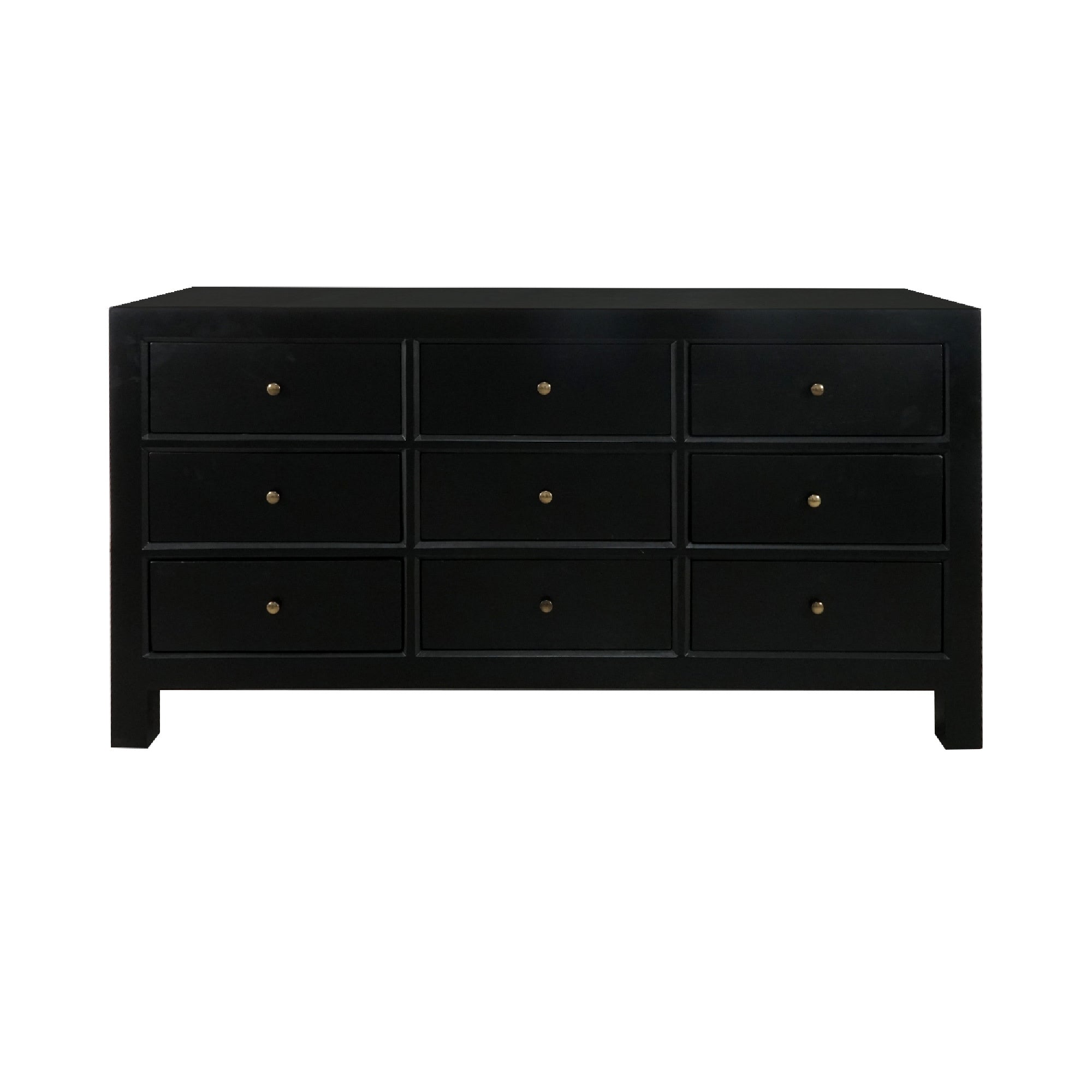 CR Evan Solid Timber 9 Drawer Chest
