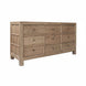 CR Evan Solid Timber 9 Drawer Chest
