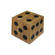 CR Dice Solid Timber Side Table or Stool