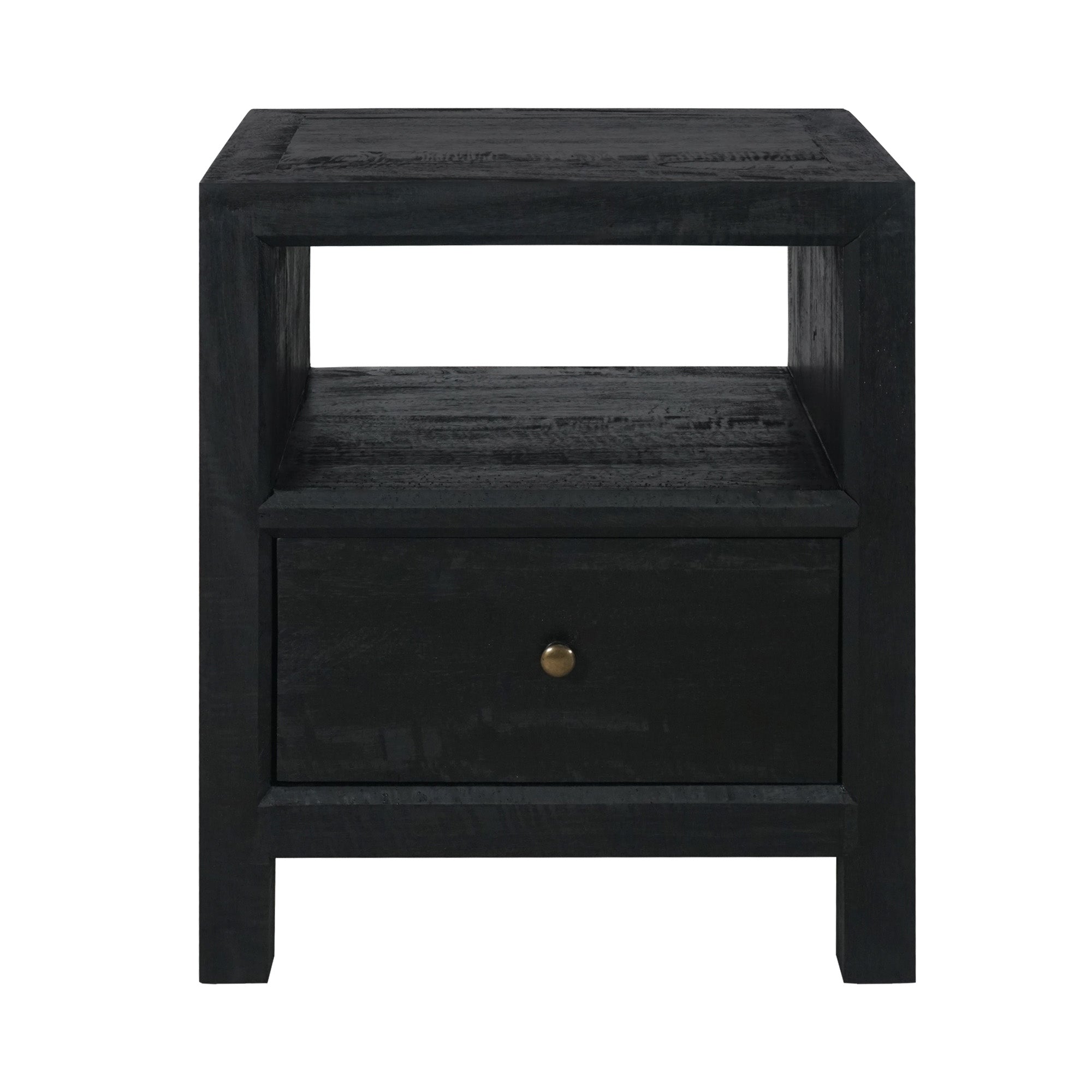 CR Evan Solid Timber 1 Drawer Bedside Table