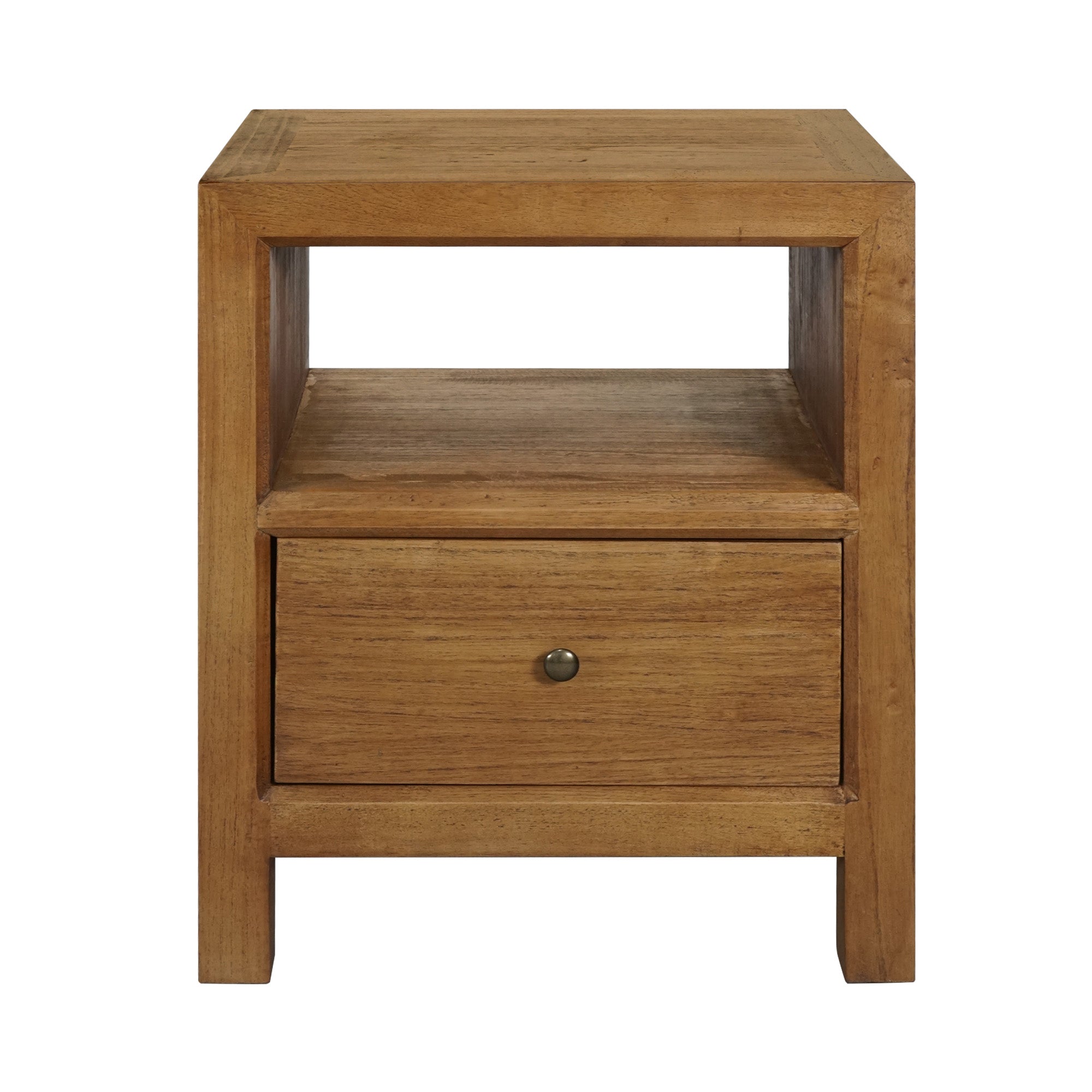 CR Evan Solid Timber 1 Drawer Bedside Table
