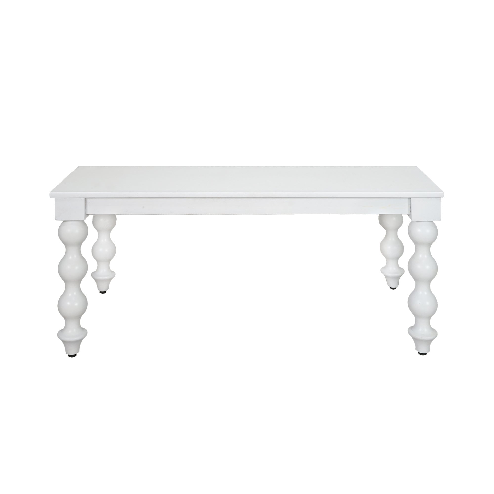 CR Carob Solid Timber Turned Leg Coffee Table