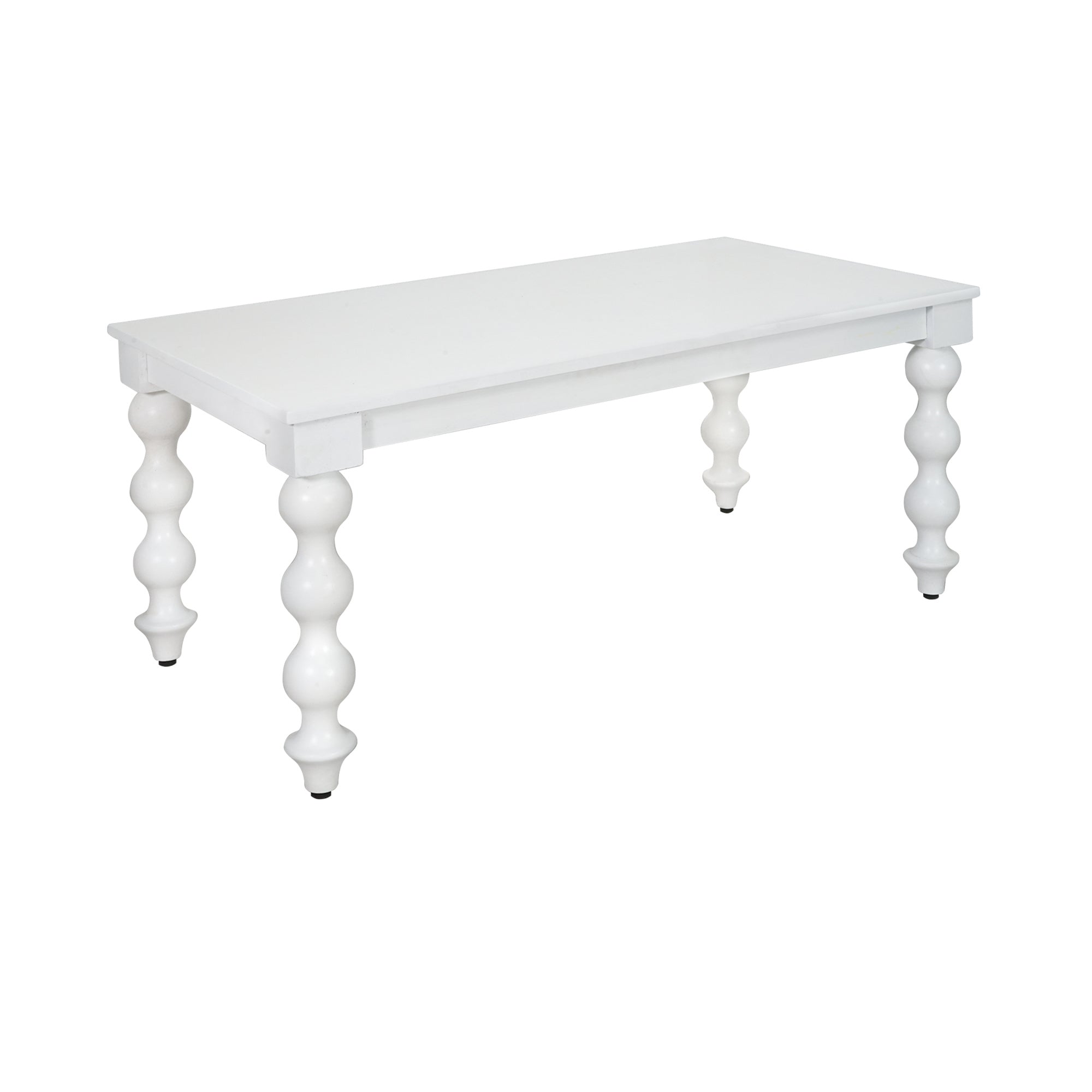 CR Carob Solid Timber Turned Leg Coffee Table