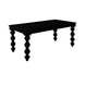 CR Carob Solid Timber Turned Leg Coffee Table