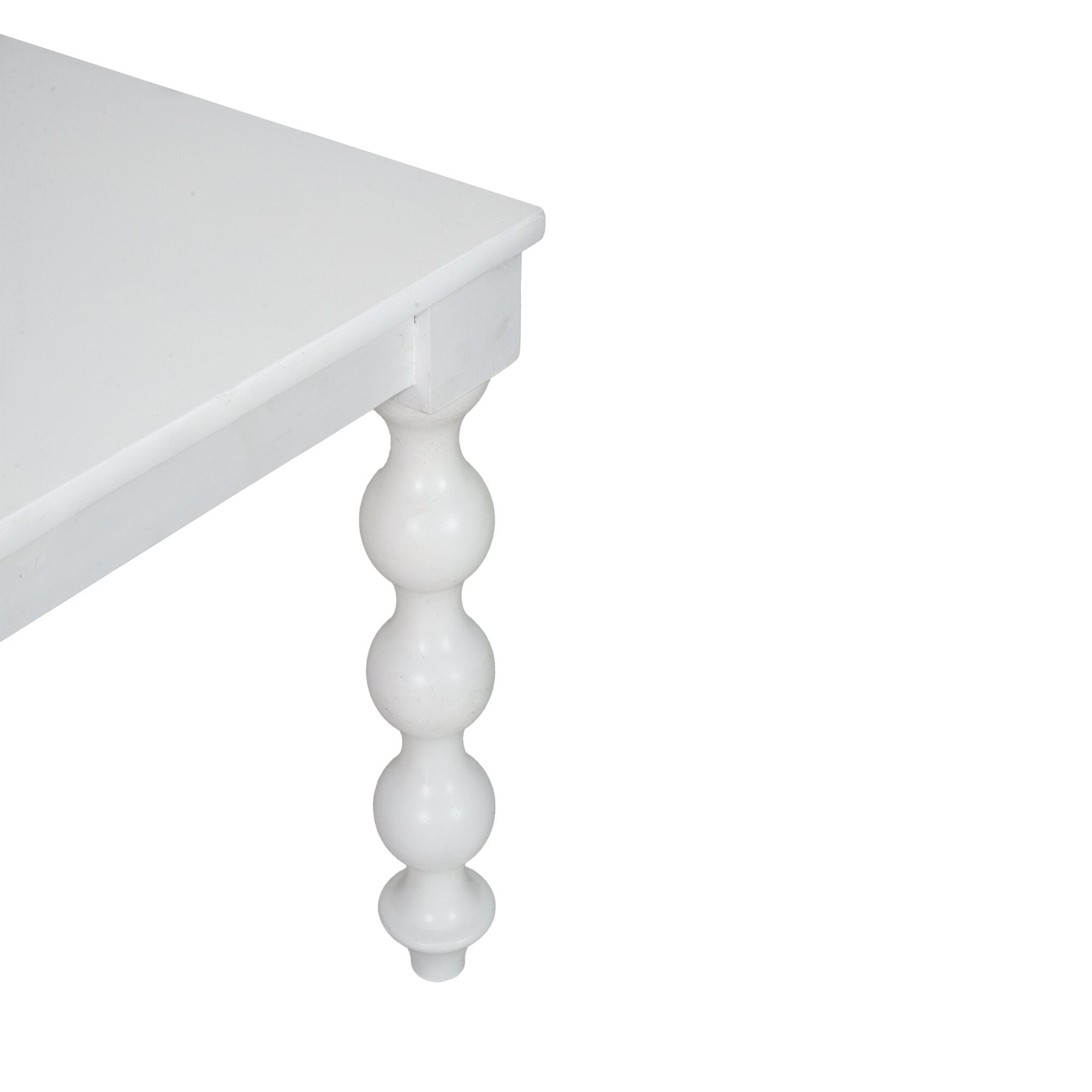 CR Carob Solid Timber Turned Leg Side Table
