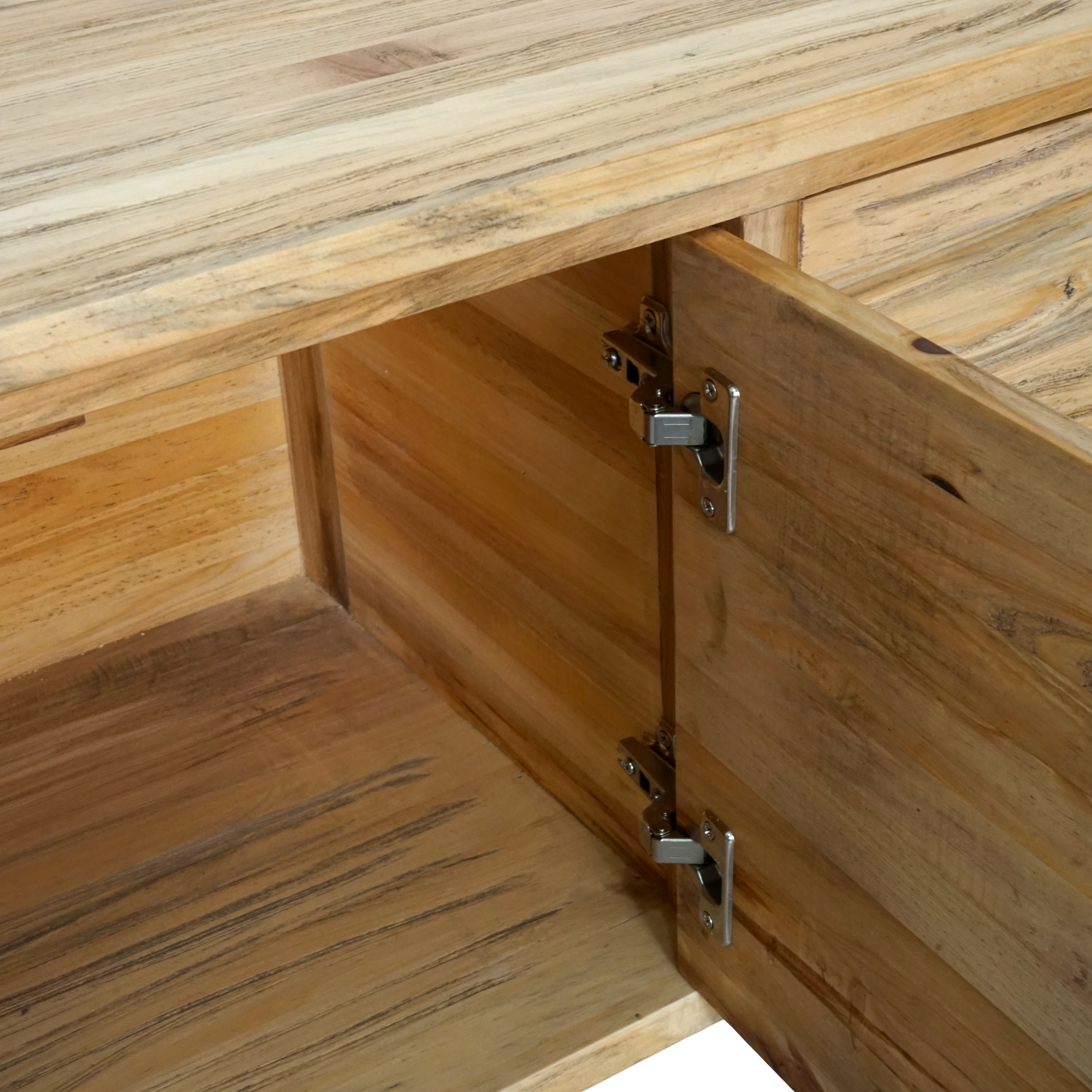 CR Sonoma Solid Timber 4 Drawer 2 Door Buffet