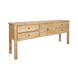 CR Sonoma Solid Timber 4 Drawer 2 Door Buffet