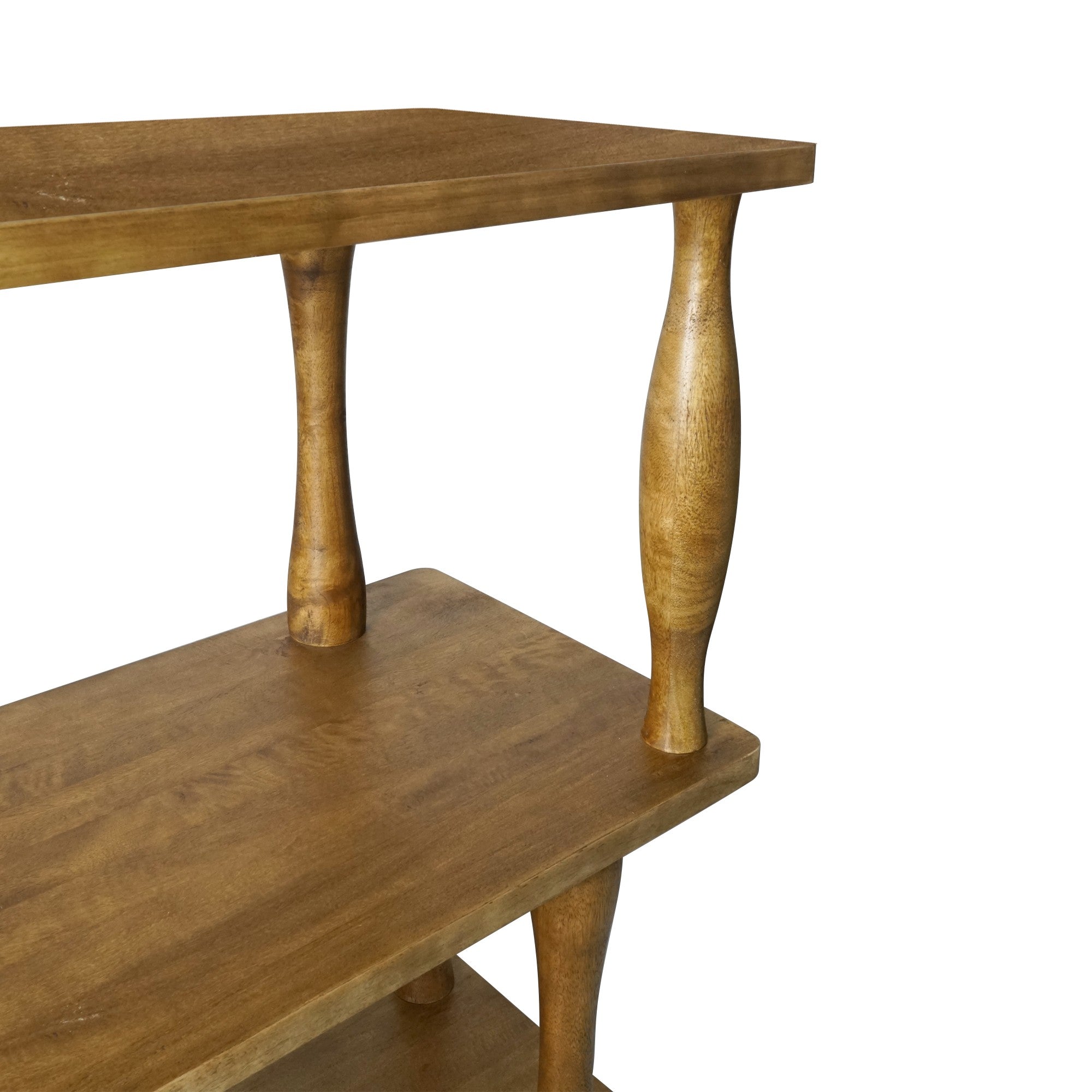 CR Carlos Solid Timber 4 Shelf Bookcase
