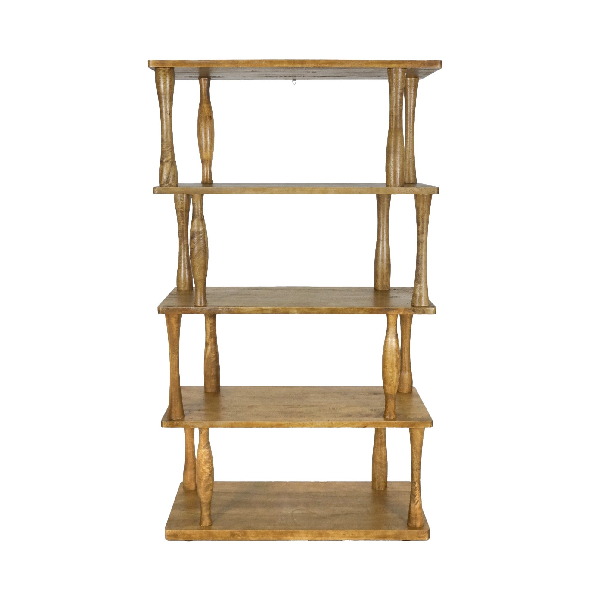 CR Carlos Solid Timber 4 Shelf Bookcase