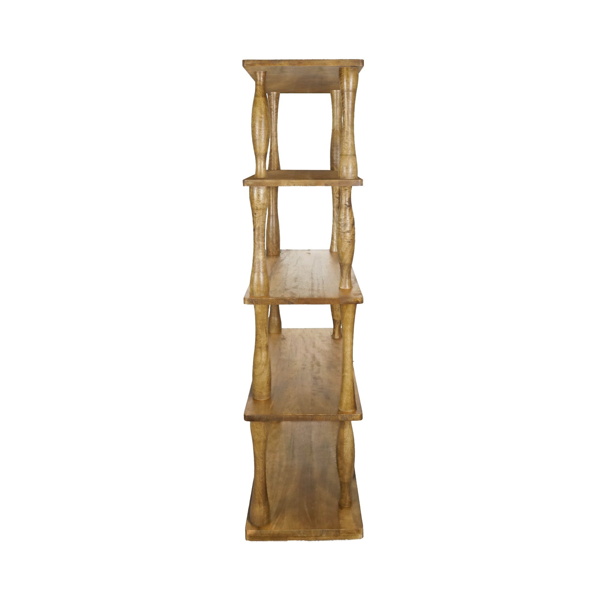 CR Carlos Solid Timber 4 Shelf Bookcase