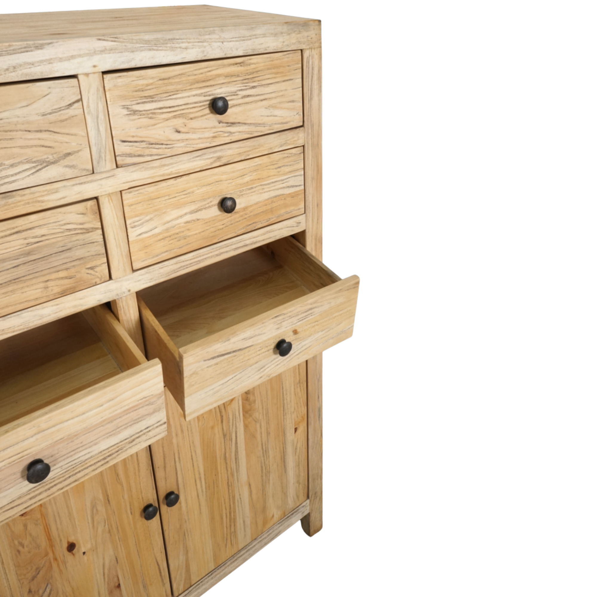 CR Sonoma Solid Timber 18 Drawer 6 Door Filing Cabinet Cupboard