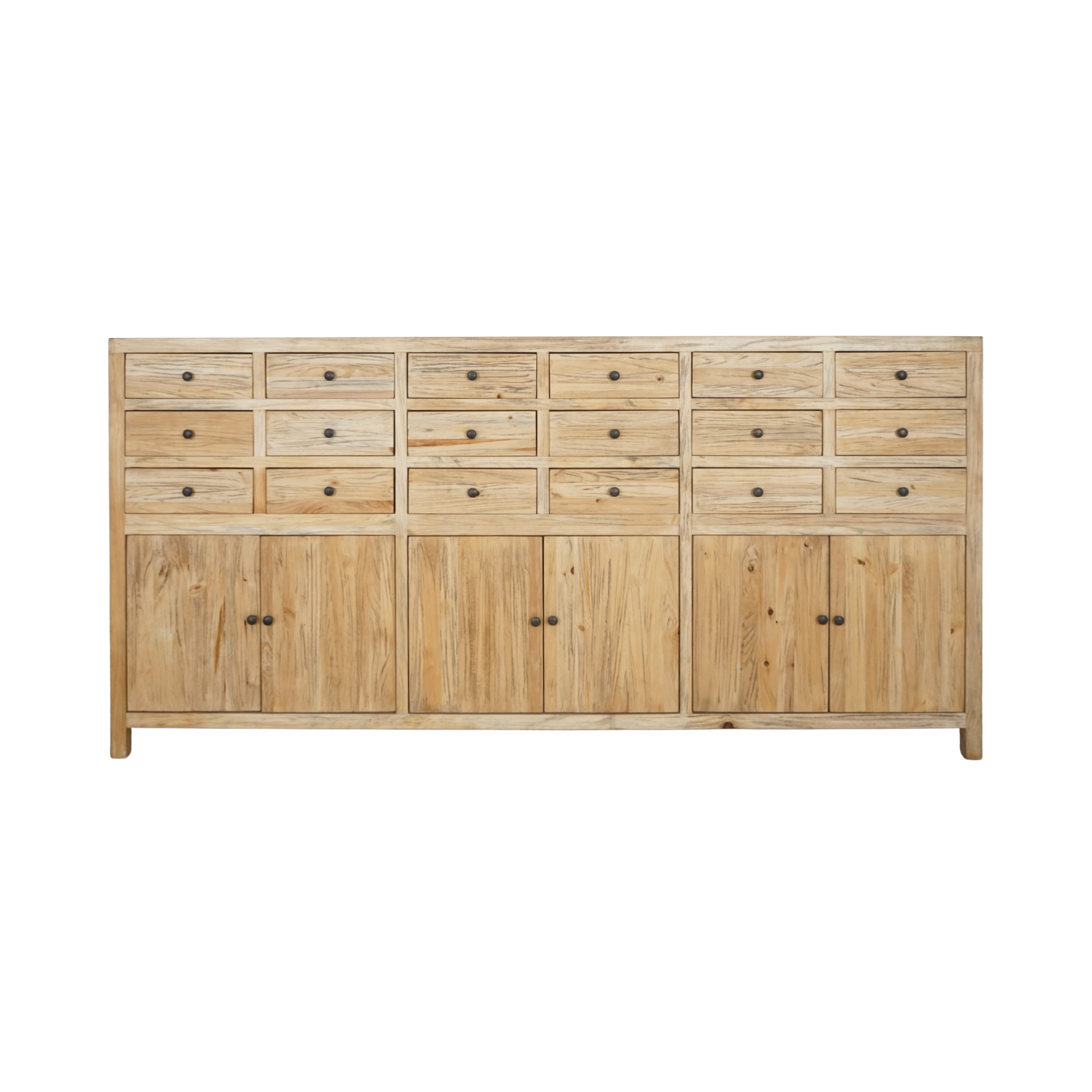 CR Sonoma Solid Timber 18 Drawer 6 Door Filing Cabinet Cupboard