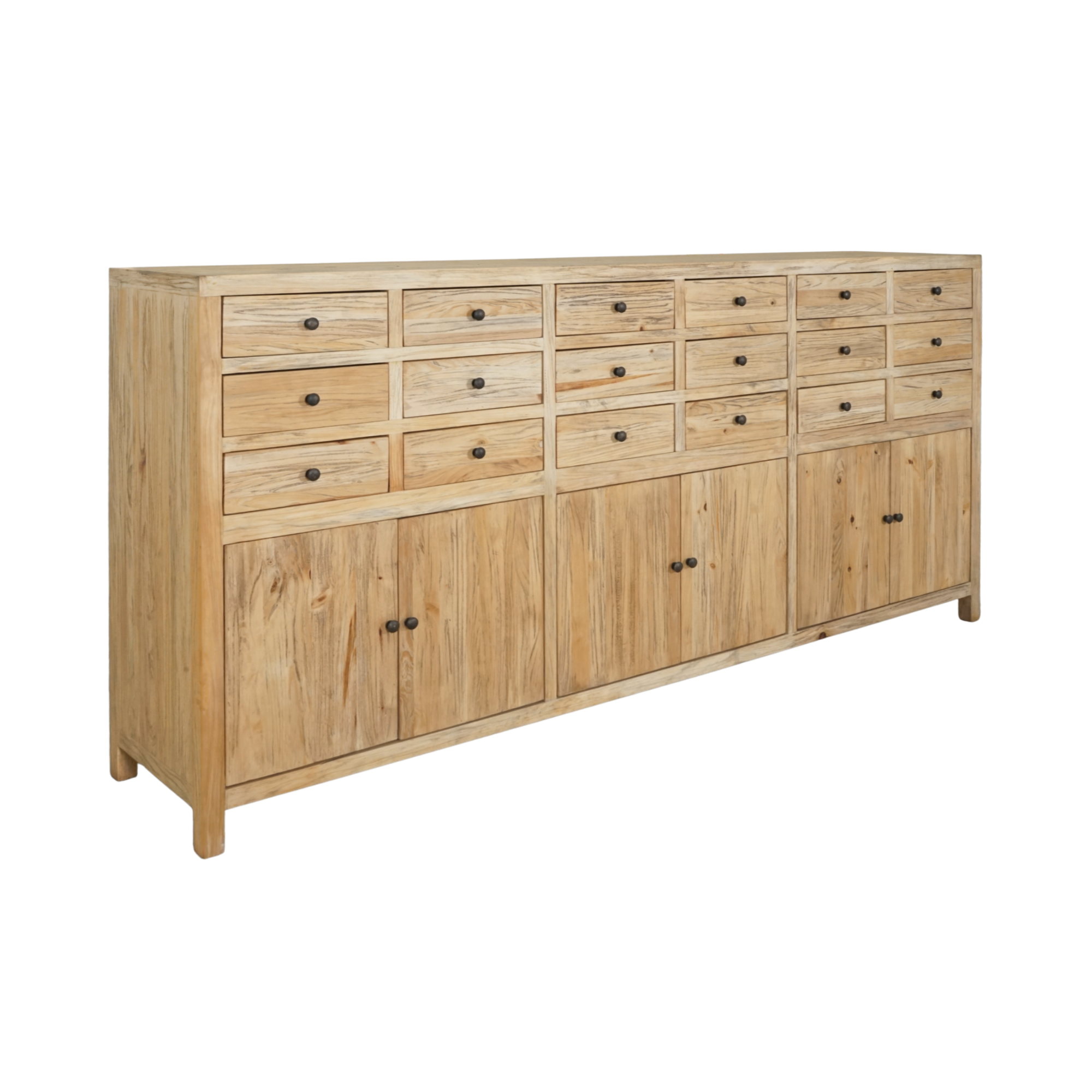 CR Sonoma Solid Timber 18 Drawer 6 Door Filing Cabinet Cupboard