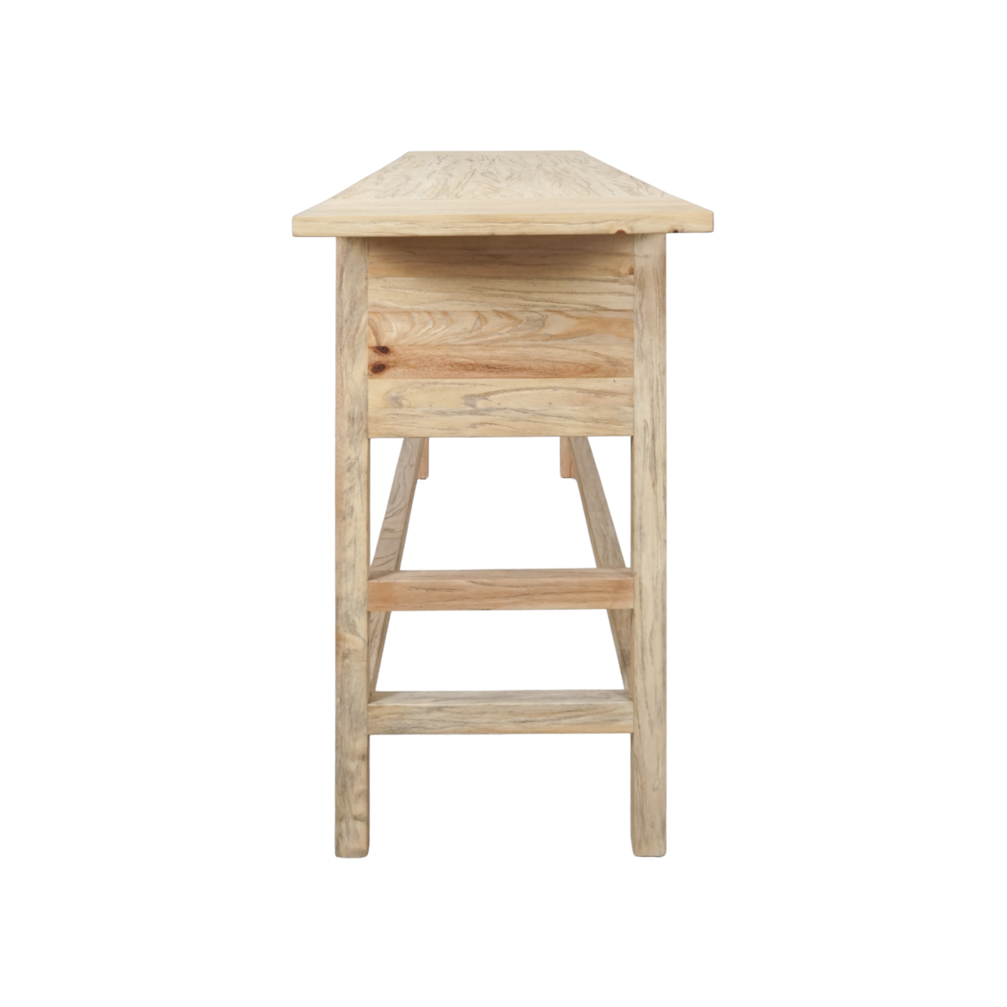 CR Sonoma Solid Timber 3 Drawer Console Table