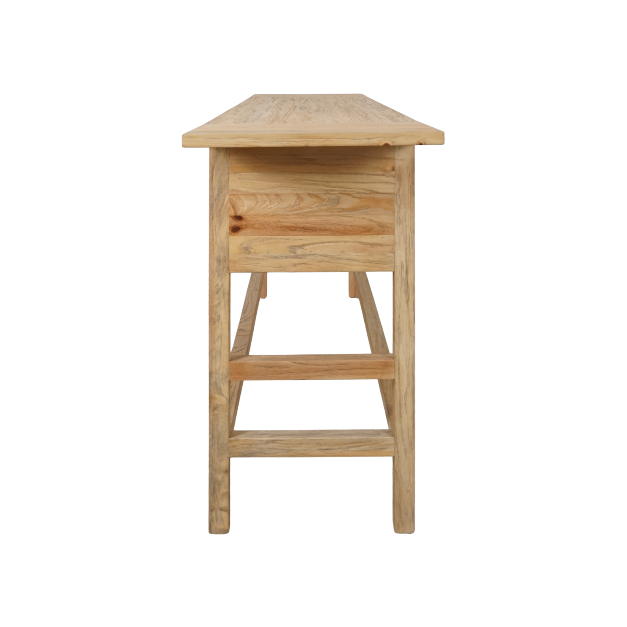 CR Sonoma Solid Timber 3 Drawer Console Table