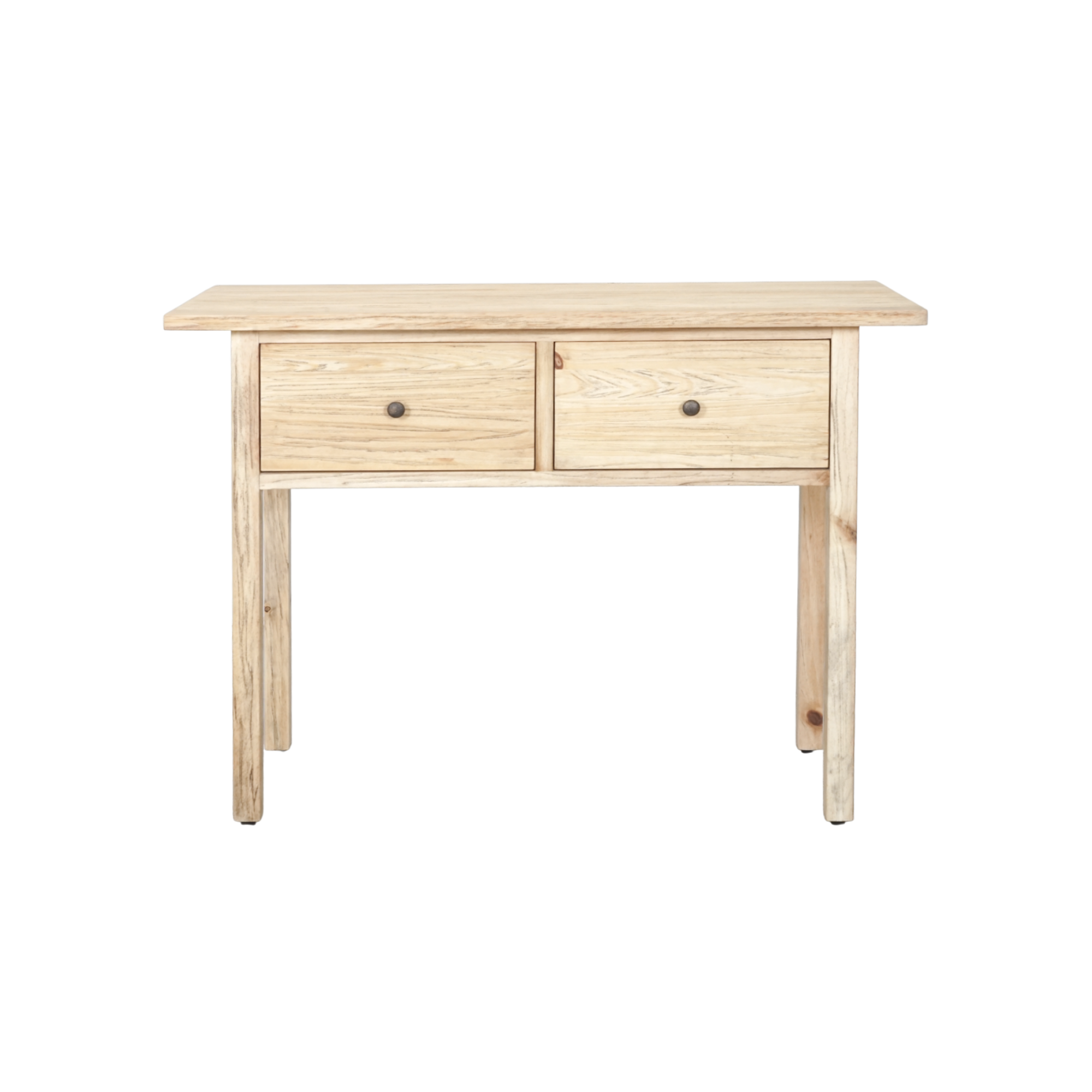 CR Sonoma Solid Timber 2 Drawer Console Table