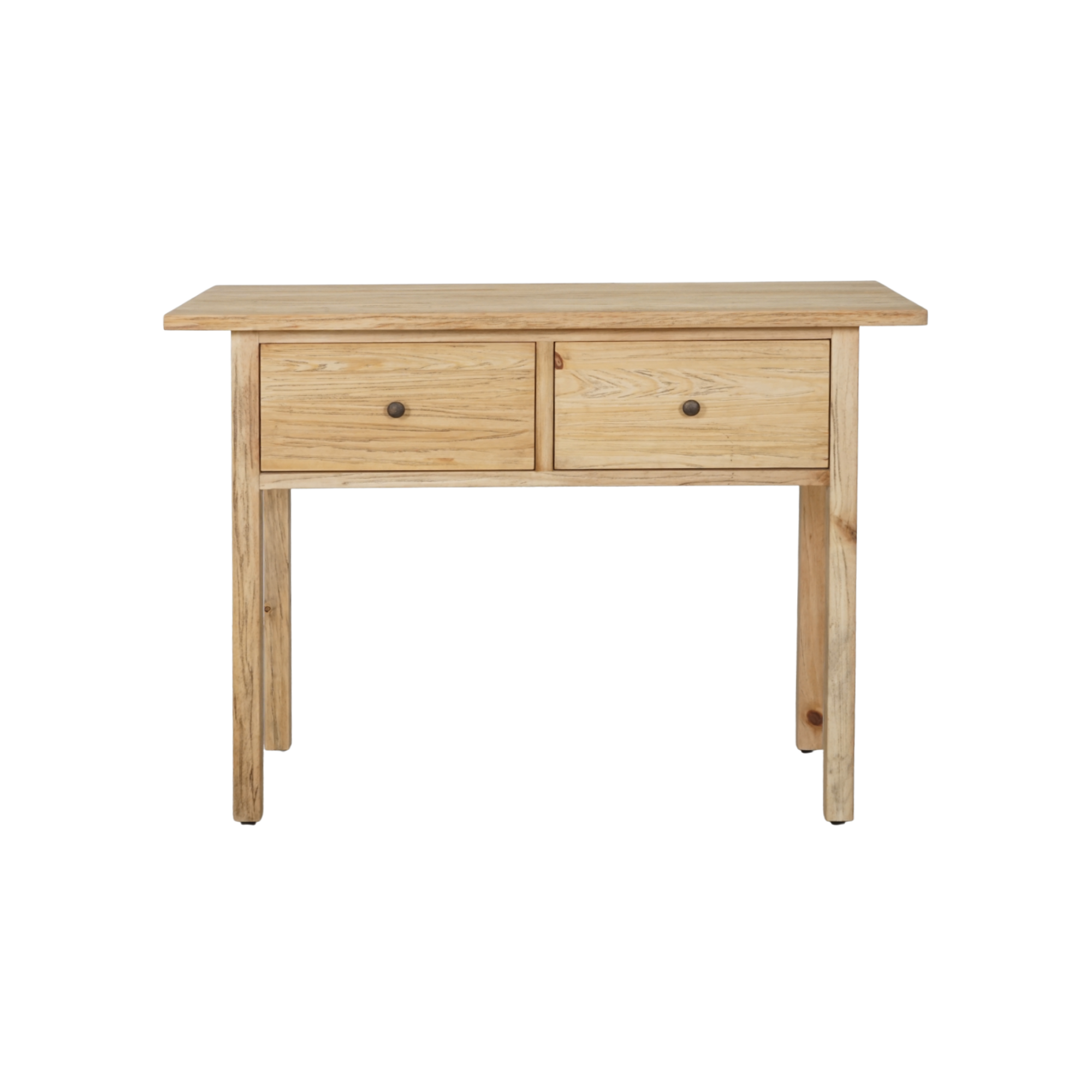 CR Sonoma Solid Timber 2 Drawer Console Table