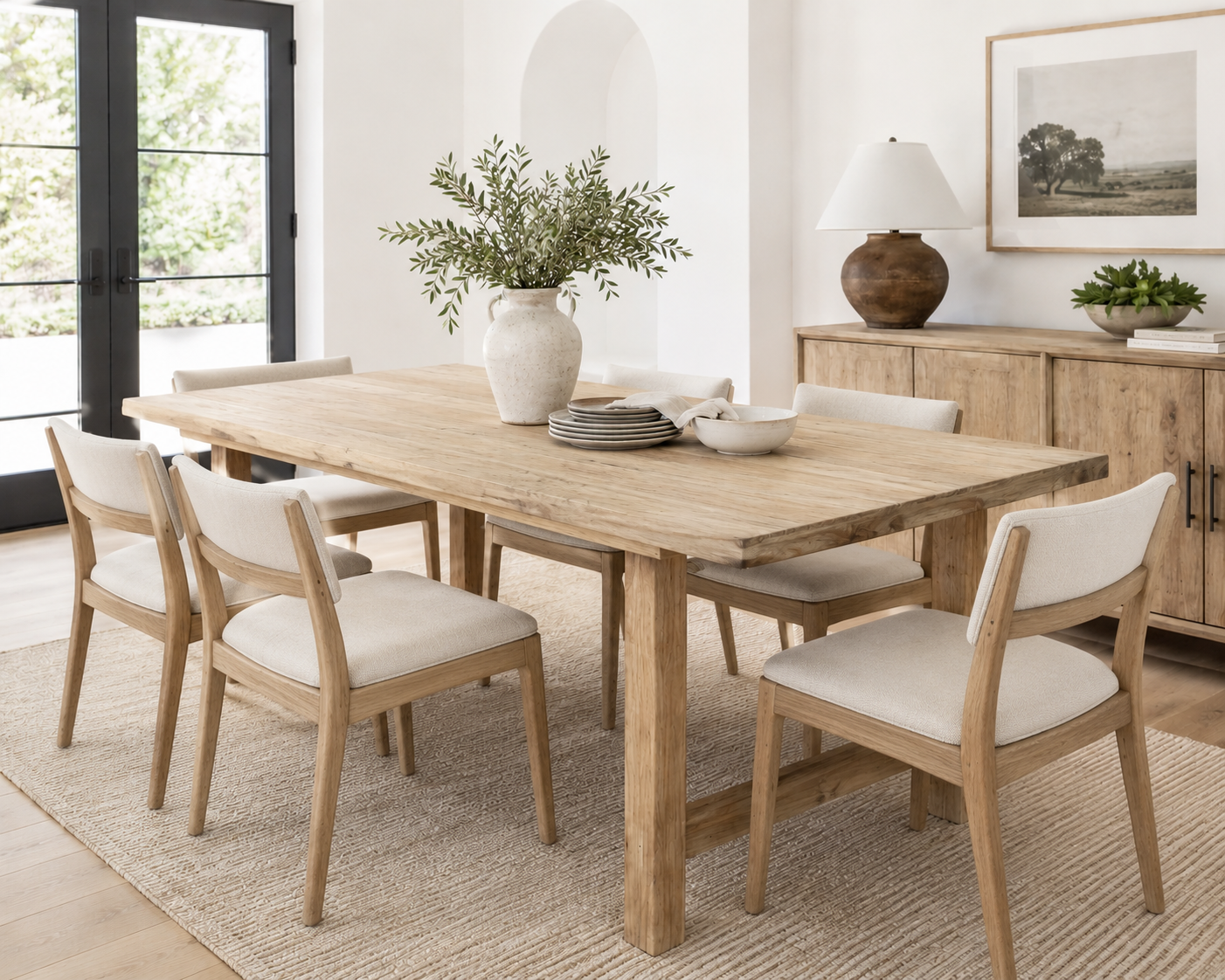 CR Sonoma Solid Timber Dining Table