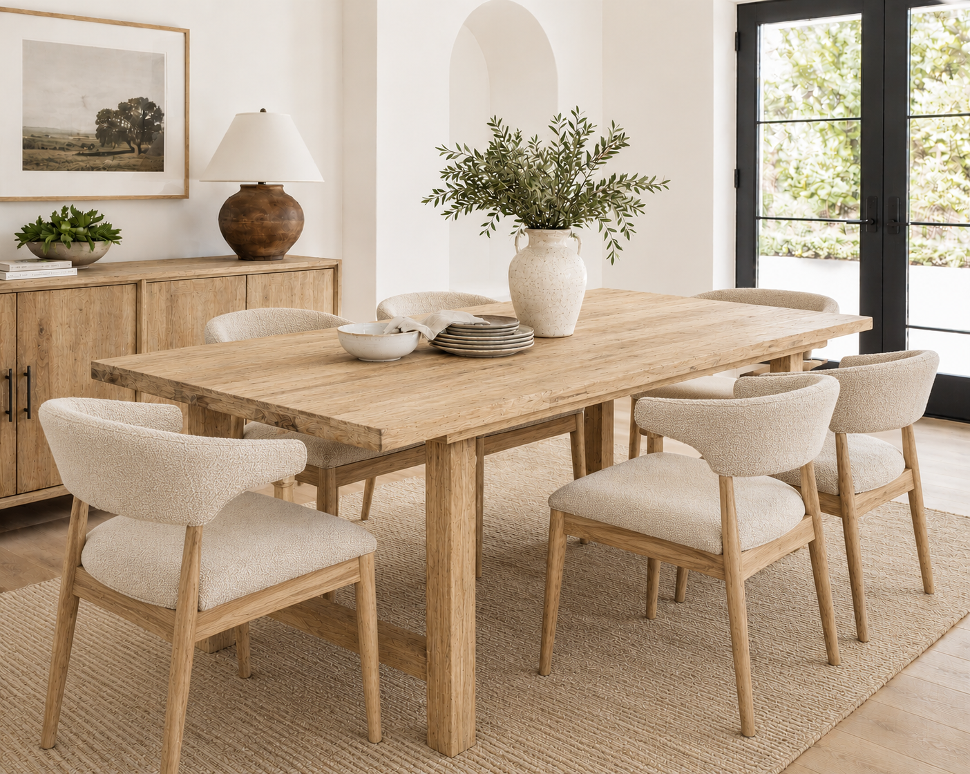 CR Sonoma Solid Timber Dining Table