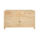 CR  Sonoma Solid Timber 3 Drawer 2 Door Buffet