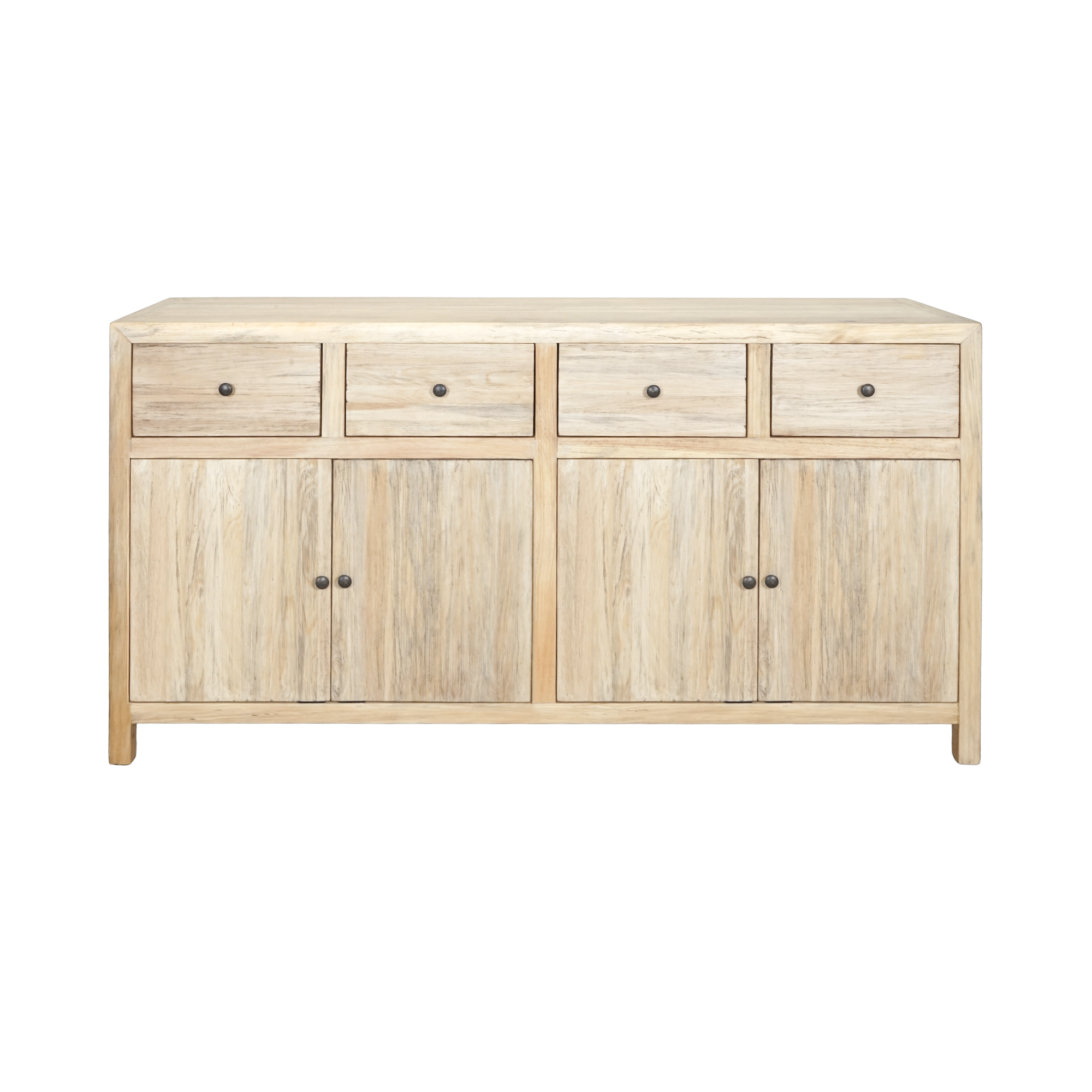 CR Sonoma Solid Timber 4 Drawer 4 Door Buffet