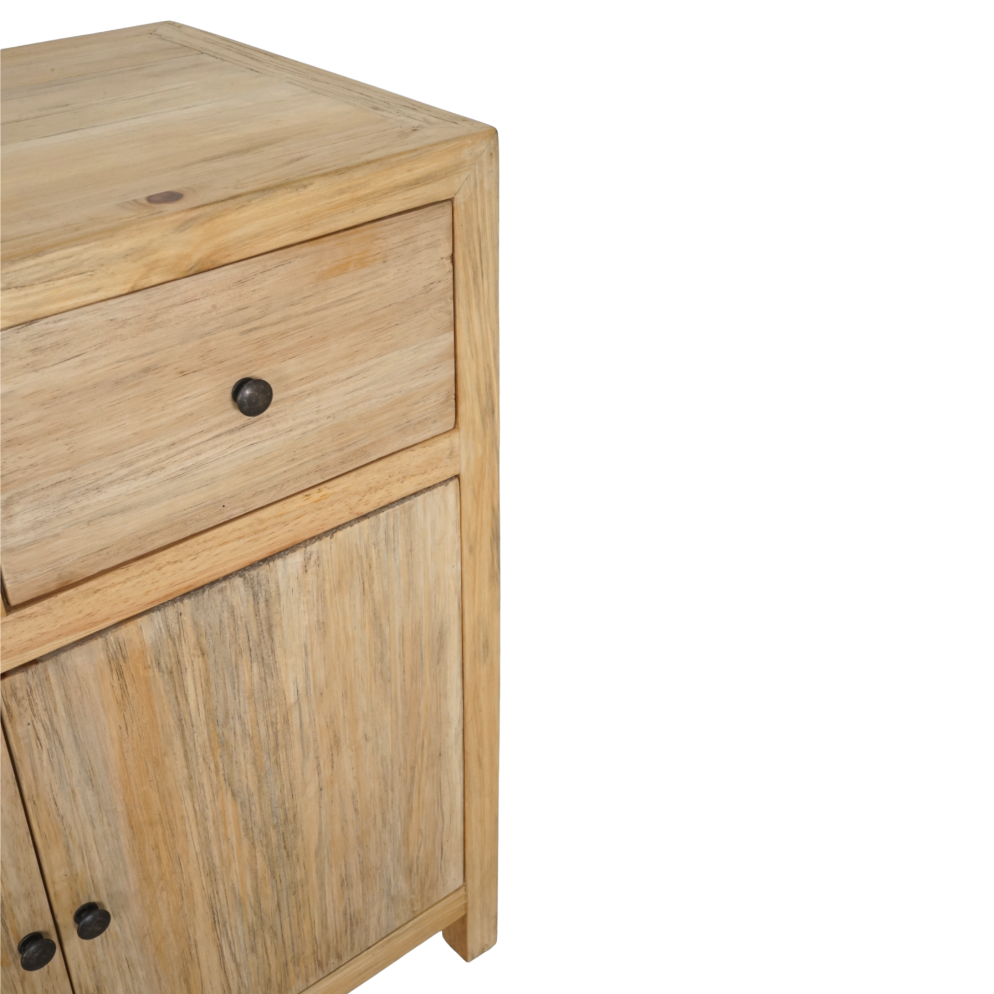 CR Sonoma Solid Timber 4 Drawer 4 Door Buffet