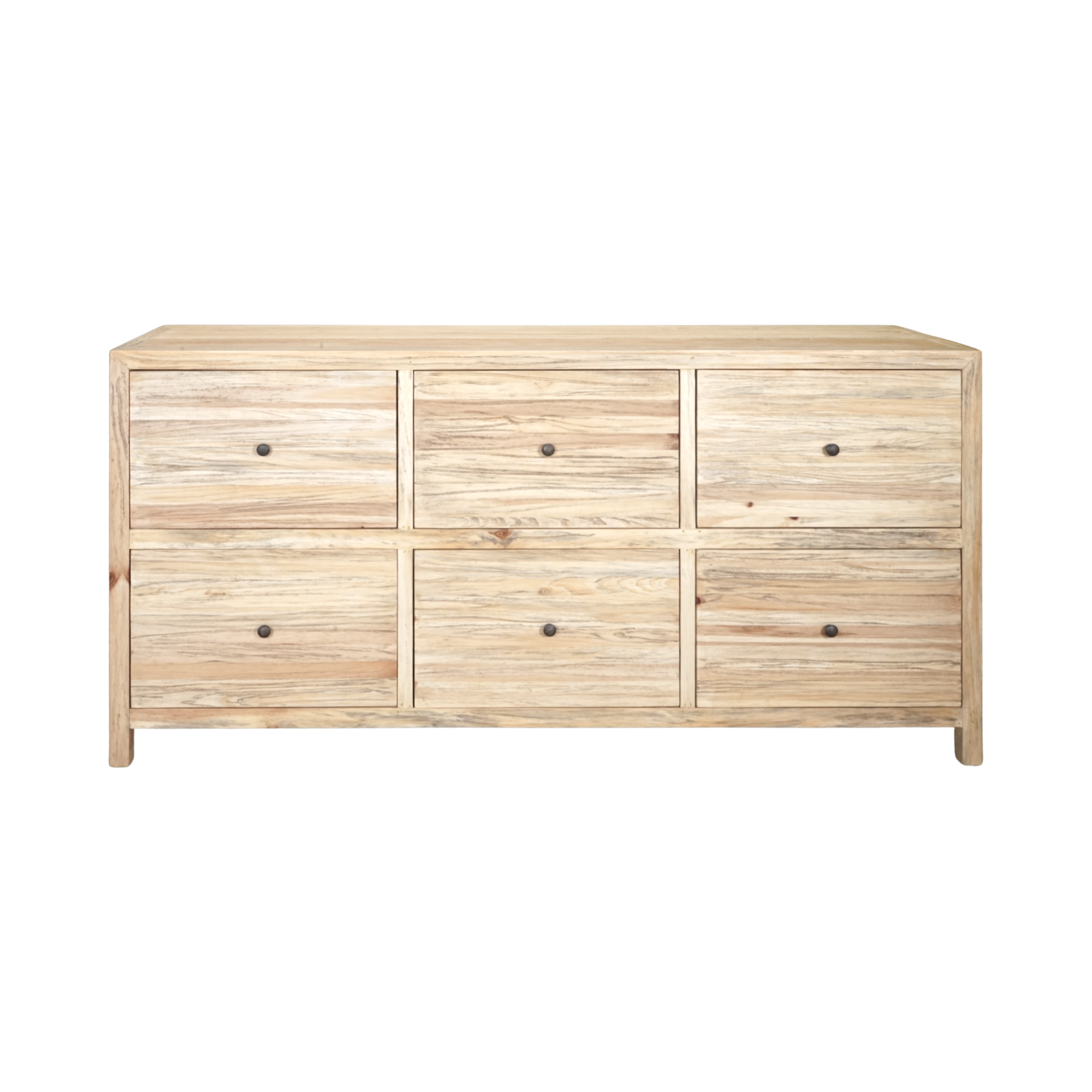 CR Sonoma Solid Timber 6 Drawer Buffet