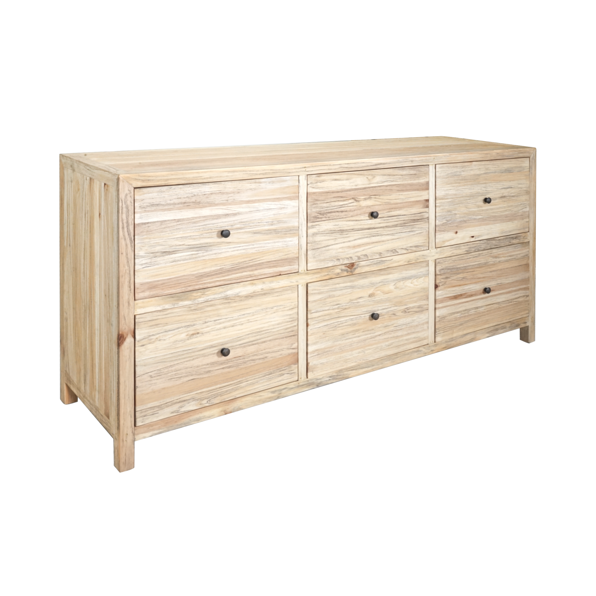 CR Sonoma Solid Timber 6 Drawer Buffet