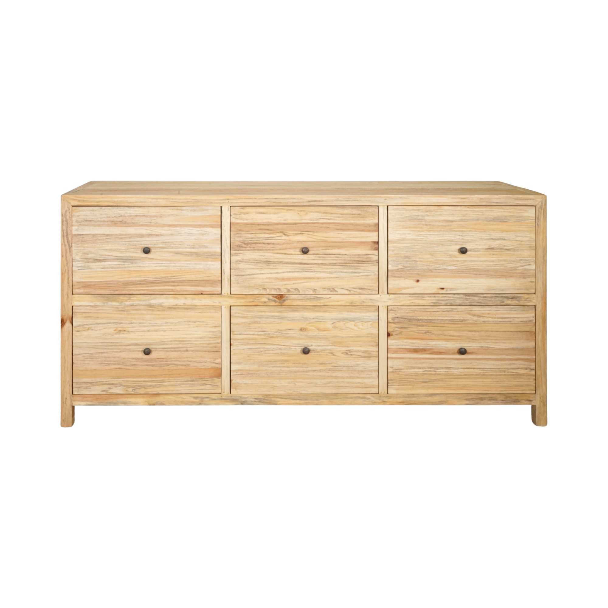 CR Sonoma Solid Timber 6 Drawer Buffet